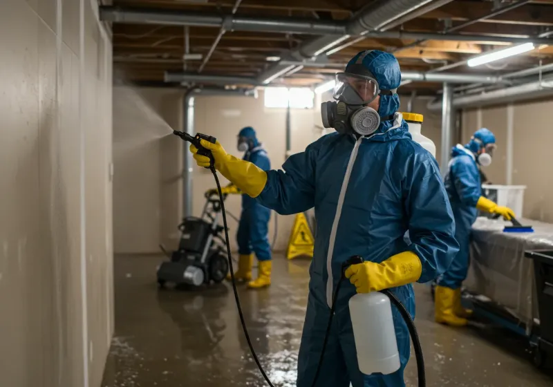 Basement Sanitization and Antimicrobial Treatment process in Sierra Vista Southeast, AZ